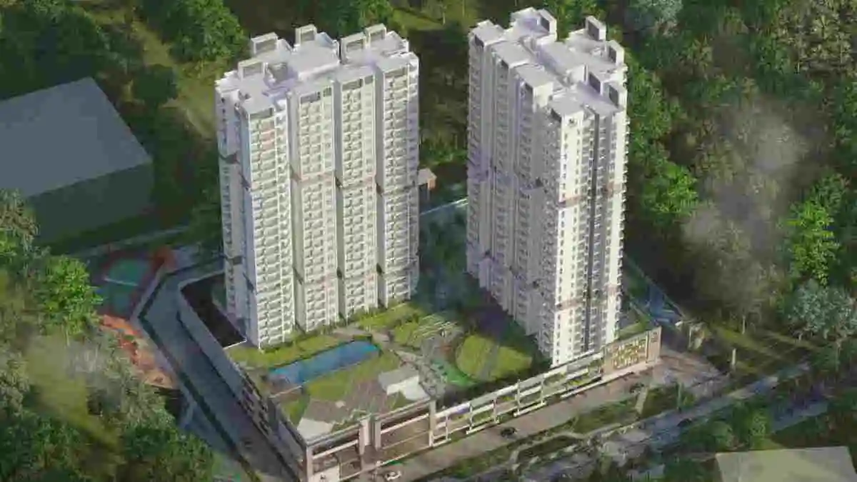 Prestige Park Ridge aerial view at night