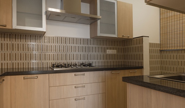 Modular kitchen render of a Prestige Park Ridge apartment
